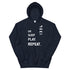 Eat Sleep Play Repeat Heavy Blend Hoodie